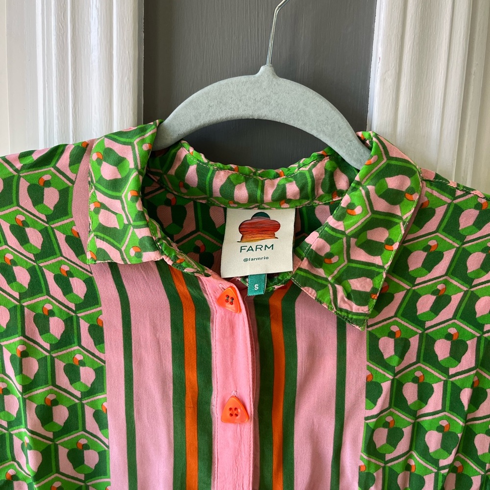 FARM Rio Scarf Mix Romper - Picture 9 of 10